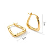Geometric Twisted Hoop Earrings in Gold-Tone or Silver-Tone - Image 17