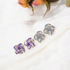 Silver Earrings For Women -silver-jewelry Zirconia Eternal Heart Twist Earrings Oorbellen S - Image 3