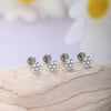 Cubic Zirconia Labret Stud 16G Internally Threaded for Lip Tragus and Helix - Image 48