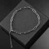Stainless Steel Multilayers Chain Bracelet Women Simple Layered Girl Wrist Bracelet Jewelry Accessories Length 18cm+5cm - Image 18