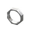 Silver Letters Seven Kinds Of Virtue Faith Charity Prudence Justice Fortitude Hope Temperance Opening Rings - Image 5