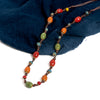 Colorful Handmade Ceramic Necklace and Bracelet Two-in-One Adjustable Boho Jewelry 40-80cm Unique Gift for Women 196 - Image 5