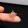 Adjustable Ear Cuff No Piercing with Cubic Zirconia Butterfly and Flower Designs - Image 67