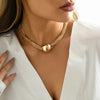 Exaggerated Twisted Chunky Chain Necklace for Women Punk Big Ball Pendant Choker Clavicle Link Grunge Jewelry Steampunk Men - Image 8