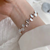 Silver Bracelet Red Persimmon Beaded Elastic Lucky Good For Woman Girl Jewelry Gift - Image 7