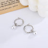 Silver Hoop Earrings Clip Golden Bowtie Ribbon Small Cute For Women Girl Gift Jewelry - Image 33