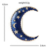 Beautiful Enamel Moon Brooches For Women Unisex 2-color Crescent-moon Party Casual Brooch Pins Gifts - Image 3