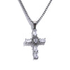 Delicate Colorful Bling Cubic Zirconia Cross Pendant Stainless Steel Necklace Shiny Jewelry Gift - Image 10