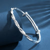 Silver Charms Bangles For Women Design Sparking Gypsophila Star Bracelets Party Wedding Jewelry - Image 10