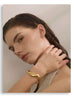 Smooth Stainless Steel Open Cuff Bangle in Gold-Tone or Silver-Tone - Image 10
