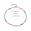 4MM Shiny Crystal Stainless Steel Necklace for Women Colorful Glass Beads Jewelry Accessories - Image 2