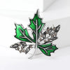 Berry Women's Rhinestone Leaf Brooches Unisex Plant Pins Office Party Casual Accessories Gifts - Image 7