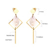 2PC/1pair Heart Love White Shell Drop Earring for Women Stainless Steel Hoop Earrings Romantic Valentine's Day Gift - Image 52
