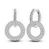 Silver Star Moon Bee Golden Earring For Women Sparkling Zircon Wedding Engagement Jewelry Gift - Image 17
