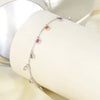 Silver Color Elegant Round Zircon Anklet for Women Light Summer Boho CZ Beads Chain Foot Chain Party Jewelry Gifts - Image 5