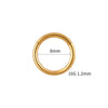 Titanium Hinged Hoop Nose Rings 20G 18G 16G Septum Ring Body Piercing Jewelry Helix Cartilage Rook Earring - Image 16