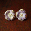 Vintage Baroque Embossed Enamel Flower Brooches Stud Earring Set Pearl Brooch Women Clothing Party Accessories Gift - Image 11