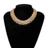 Lacteo Punk Multi Layered Gold Color Chain Choker Necklace Jewelry for Women Hip Hop Big Thick Chunky Clavicle Chain Necklace - Image 11