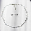 Irregular Crystal Beads Choker Women 's Transparent Mulit-cut Glass Neck Chain Necklace Korean Collarbone Collar Jewelry - Image 6