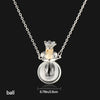 Openable Glaze Vial Pendant Necklace Water Drop Heart Steel Chain Keepsake Jewelry Gift Perfume Mini Bottles Jewellery Necklace - Image 10