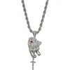 Men's Personality Is Cool, Ha's Large Wing Pendant, Copper Inlaid Zircon Street Necklace - Image 8