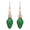 Christmas Tree Drop Earrings Small Bell Snowflake Earings for Women Cute Bowknot Dangle Earring Year Gift - Image 25
