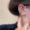 Butterfly Ear Cuff Clip with Crystals No Piercing - Image 8