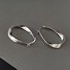 Silver Needle Piercing Big Circle Hoop Earring For Women Girls Lovely Party Wedding Gifts Jewelry - Image 2