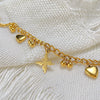 316L Stainless Steel Golden Butterfly Heart Love Anklet For Women Foot Chain Jewelry Glamorous Gift - Image 6