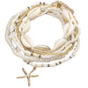 Seven-Piece Anklet Set with Beads and Starfish Charms - Image 18