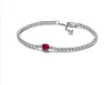 Silver Cubic Zircon Oxide Bracelet For Women Trinkets Simple Engagement Wedding Charm Jewelry Gift - Image 7