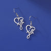 Faith Heart Earrings Stainless Steel Jesus Love Family Dangle Earring Christian Inspirational Jewelry Birthday Gift - Image 8