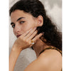 Stainless Steel Gold Plated Baroque Pearls Jewelry Set Wedding Party Necklace Ring Bracelet - Image 4