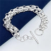 silver bracelet TO ring bracelet women engagement jewelry gift - Image 4