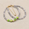 Faceted Sandstone Double Layer Beads Strand Bracelets Bangles Elegant Bohemian Magnetic Women Jewelry - Image 36