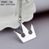 Game Kingdom Hearts Chain Pendant Necklace Sora Key Blade Crown Charm Statement Choker Women Men Cosplay Jewelry Gift - Image 4