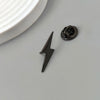Simple Lightning Shape Brooch Pin for Men Women Unisex Stainless Steel Metal Brooches Jewelry Accessories - Image 3