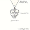 Elegant Style Heart shaped Pendant Necklace Hollow Design Mother's Day Gift Party Suitable for Friends Without Box - Image 2