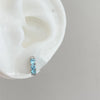 1pcs Shiny Zircon Cross Earrings for Women Stainless Steel Ear Bone Nail Ear Accessories - Image 13