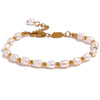 Freshwater Pearls Handmade Bracelet Bangle Women Pvd Charms Stainless Steel Beads Jewelry Gift - Image 7