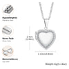 Silver Color Stainless Steel Women Locket Pendant, Openable Heart Pendant Necklaces, Life Tree Floral Collar - Image 7