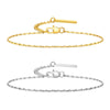 Simple Stainless Steel Square Hammer Chain Bracelet Gold Color Titanium Steel Men Bracelet Jewelry Accessories - Image 4
