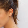 Cubic Zirconia Long Tassel Drop Earrings For Women Star Moon Chain Pendant Piercing Earring Korean Jewelry - Image 3