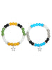 2 pcs of Spider Pendant Herat Shape Magnet Bead Elastic Couple's Bracelets, Bff Jewelry Gift - Image 22