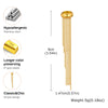 Stainless Steel Tassel Ear Bone Clip for Women,Gold Color Fake Piercing C-shaped Cartilage Ear Clip,Ear Cuff Jewellery Gift - Image 6