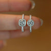 Heart Ring Set with Diamonds Open Ring Women's Silver Adjustable Wedding Ring Jewelry - Image 5