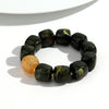 Acrylic Geometric Bead Bracelet with Elastic Stretch Fit - Image 12