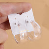 FishSheep Acrylic C Shape Hoop Earrings For Women Korean Colorful Geometric Resin Circle Earrings Jewelry - Image 13
