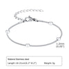 Stainless Steel Beads Chain Bracelets, Figaro Paperclip Box Snake Chain Bracelets, Men Women Stacked Accessory - Image 13