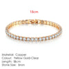 Dazzling Tennis Bracelet For Women Men 4/5mm Shiny Zircon Iced Out Chain Crystal Couple Men's Women's Bracelet Jewelry - Image 13